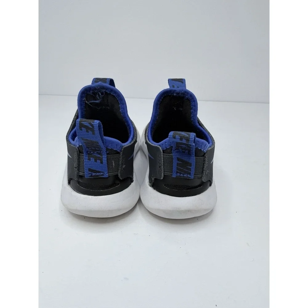 New Nike Flex Runner (TD) Blue White Toddler Slip On Shoes Size 9 C Comfort
